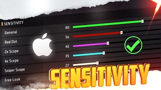 BEST  IPHONE📱 SENSITIVITY  IN FREE FIRE  PERFECT HEADSHOT SENSITIVITY [upl. by Leirda]