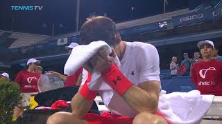 Andy Murray Breaks Down in Tears After 3am Washington Win  Citi Open 2018 [upl. by Nitsrek204]