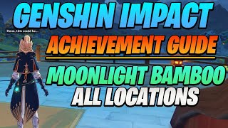 Genshin Impact  Easy Spring White horse and moonlight achievement book locations [upl. by Miharbi]