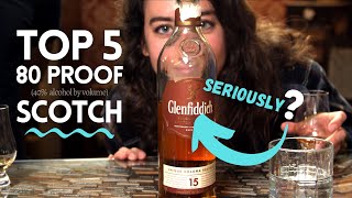 Top Five LOW PROOF Scotch Whiskies according to whisky lovers [upl. by Eelyam]