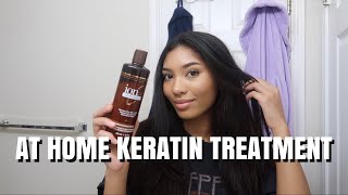 AT HOME KERATIN TREATMENT  ION SMOOTH SOLUTIONS KERATIN SMOOTHING TREATMENT [upl. by Pearson]