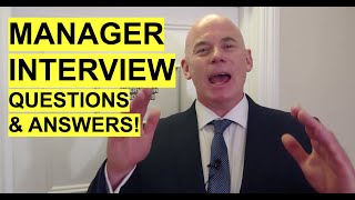 MANAGER Interview Questions and Answers How to PASS a Management Job Interview [upl. by Maible]