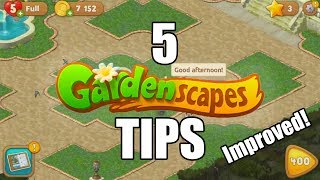 5 Tips to Pass Gardenscapes levels [upl. by Lamberto79]