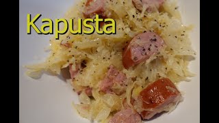 Kapusta Polish Food Recipe  Polish Cooking  Screamin Eagle [upl. by Asor]