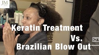 KERATIN TREATMENT VS BRAZILIAN BLOWOUT [upl. by Mcadams]