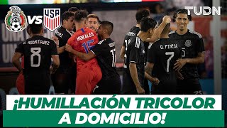 ¡Con GOLEADA y pelea Así fue el último partido entre México y Estados Unidos  TUDN [upl. by Tra]