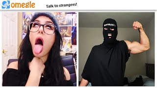 Omegle but I Have A SLEEPER BUILD [upl. by Coppins107]