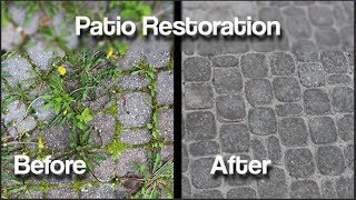 How to permanently eliminate weeds from you interlocking patio [upl. by Weinrich]