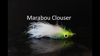 Marabou Clouser Minnow fly tying tutorial [upl. by Eiclehc372]