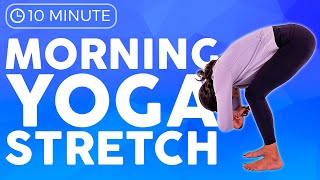 10 minute Morning Yoga Stretch for Stiff amp Sore Muscles [upl. by Tai]