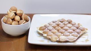 How to Make Bubble Waffles  Homemade Egg Waffles  Bubble Waffle Recipe [upl. by Buckler597]