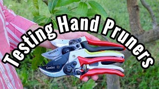 Testing Hand Pruners [upl. by Goeger]