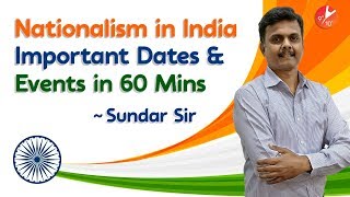 Nationalism in India  Important Dates amp Events in Indian History  CBSE Class 10 Social Science [upl. by Mansfield]