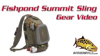 Fishpond Summit Sling Pack  Fly Fishing Bag [upl. by Ibed]