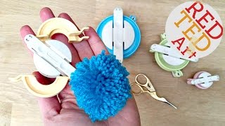 Clover Pom Pom Maker Tutorial  Easy Pom Pom DIY [upl. by Aliekahs239]