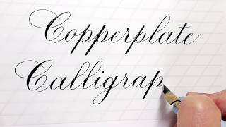 Copperplate Calligraphy realtime [upl. by Lubbock]