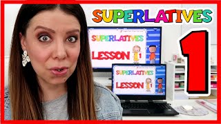 🔴 COMO USAR SUPERLATIVOS EN INGLES  SUPERLATIVES 📚 LECCIÓN 1 [upl. by Teyugn]