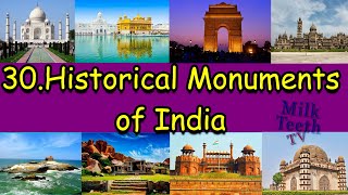 30 Famous Indian Historical Monuments With Pictures and Description  UNESCO World Heritage Sites [upl. by Seed]