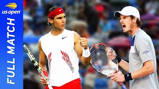 Rafael Nadal vs Andy Murray in a thrilling battle  2008 US Open Semifinal [upl. by Eelyah]