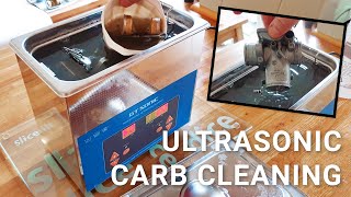 Ultrasonic Carb Cleaning  How to Clean Carburettors Properly  Honda CB750  Part 5 [upl. by Yelkreb]