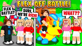 FLEX OFF BATTLE NOOB WITH A MEGA NEON GUARDIAN LION Roblox Adopt Me [upl. by Inoue305]