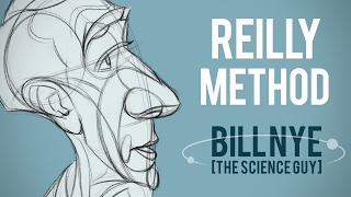 Using the Reilly Method for Bill Nye Caricature [upl. by Oriane]