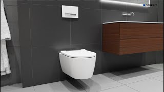 Geberit ONE WC  Installation [upl. by Eenimod382]