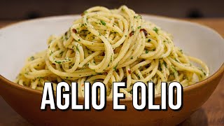 Spaghetti Aglio E Olio  Garlic And Oil Pasta Recipe [upl. by Akram]