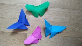 Como hacer mariposas de Papel  Origami [upl. by Lotus]