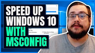 Speed Up Windows 10 with MSCONFIG [upl. by Crysta]