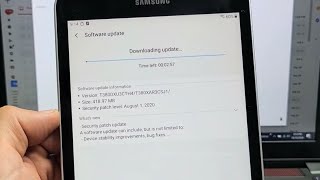 Galaxy TAB A How to Software Update to Latest Android Version [upl. by Dranyam]