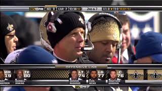 2009 Week 17  Saints  Panthers [upl. by Kloster]