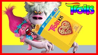 Dreamworks Trolls World Tour Making DIY Cheerios Toys Using PlayDoh [upl. by Cullie]