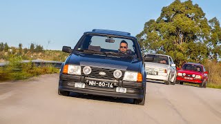 Ford Escort XR3i Standard  Stock exhaust sound  CVH EFI MK4 [upl. by Haimrej51]