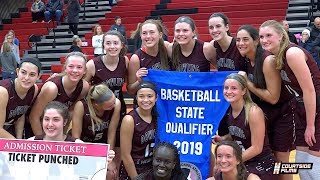 Caitlin Clark With A Clutch 30 Points To Punch Dowling Catholics Ticket To State [upl. by Hugon]