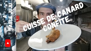 Cuisses de canard confites  A table Juju [upl. by Peskoff63]