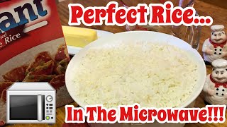 How To Make Rice In The Microwave  Perfect Microwave Rice [upl. by Malka646]