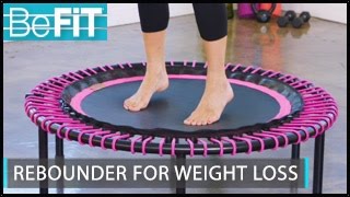 Rebounder for Weight Loss Workout BeFiT Trainer Open House Lauren Roxburgh [upl. by Antonino]