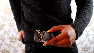 Louis Vuitton LV Initiales 40mm Reversible Belt Review [upl. by Steinway578]