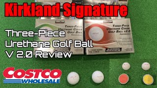 Kirkland Signature V20 Three Piece Urethane Golf Ball Review [upl. by Welbie798]