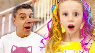 Nastya and dad  funny stories 2021 [upl. by Shimkus]