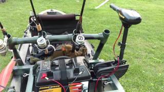 Ascend FS12T Modifications with trolling motor [upl. by Judson966]