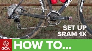 How To Set Up SRAM 1x Road Groupsets [upl. by Bainbrudge679]