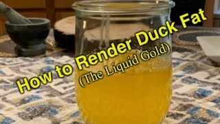 How to Render Duck Fat — The Liquid Gold 3 Easy Steps [upl. by Elodie633]