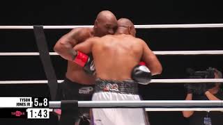 Mike Tyson vs Roy Jones Jr HIGHLIGHTS [upl. by Meit]