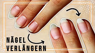 NÄGEL leicht selber VERLÄNGERN  Semilac Hardi Tutorial [upl. by Jenifer]