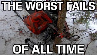 The Worst Snowmobile Fails Of All Time  Wrecks Broken Bones amp Stucks EPIC Compilation [upl. by Goldsworthy]