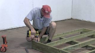 How To Build A Shed  Part 1 Building The Floor [upl. by Sharia]