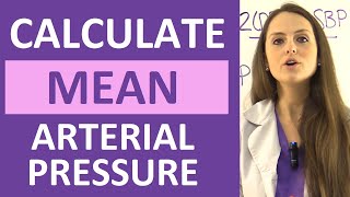 Mean Arterial Pressure MAP Calculation Formula Explained Nursing [upl. by Laetitia173]