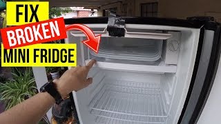 How To Fix a Broken Mini Fridge Jonny DIY [upl. by Tigdirb]